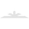 Ekena Millwork Richland Architectural Grade PVC Gable Bracket, 60"W x 15"H x 4"D x 4"F, 6/12 Pitch GBP060X15X0404RIC00 - alternate 5